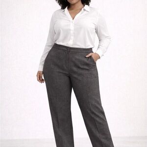 Women’s Gray Tailored Dress Pants Size 12